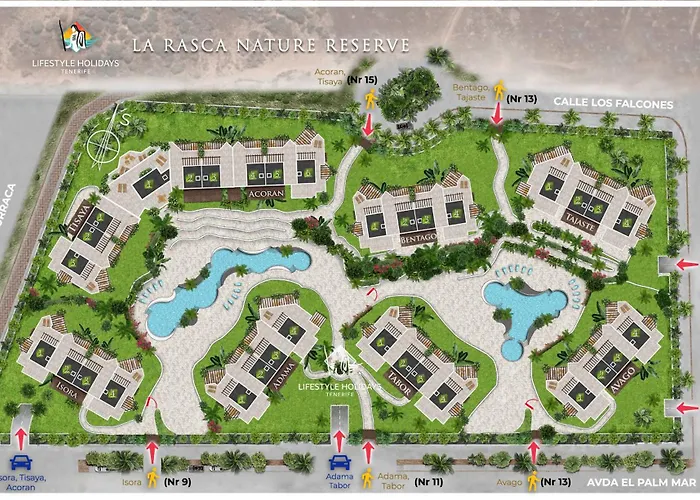 펜션 Jardines - Tabor 2-3 Pool View *